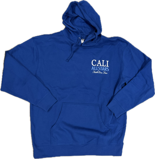 Blue Faith over Fear Hoodie