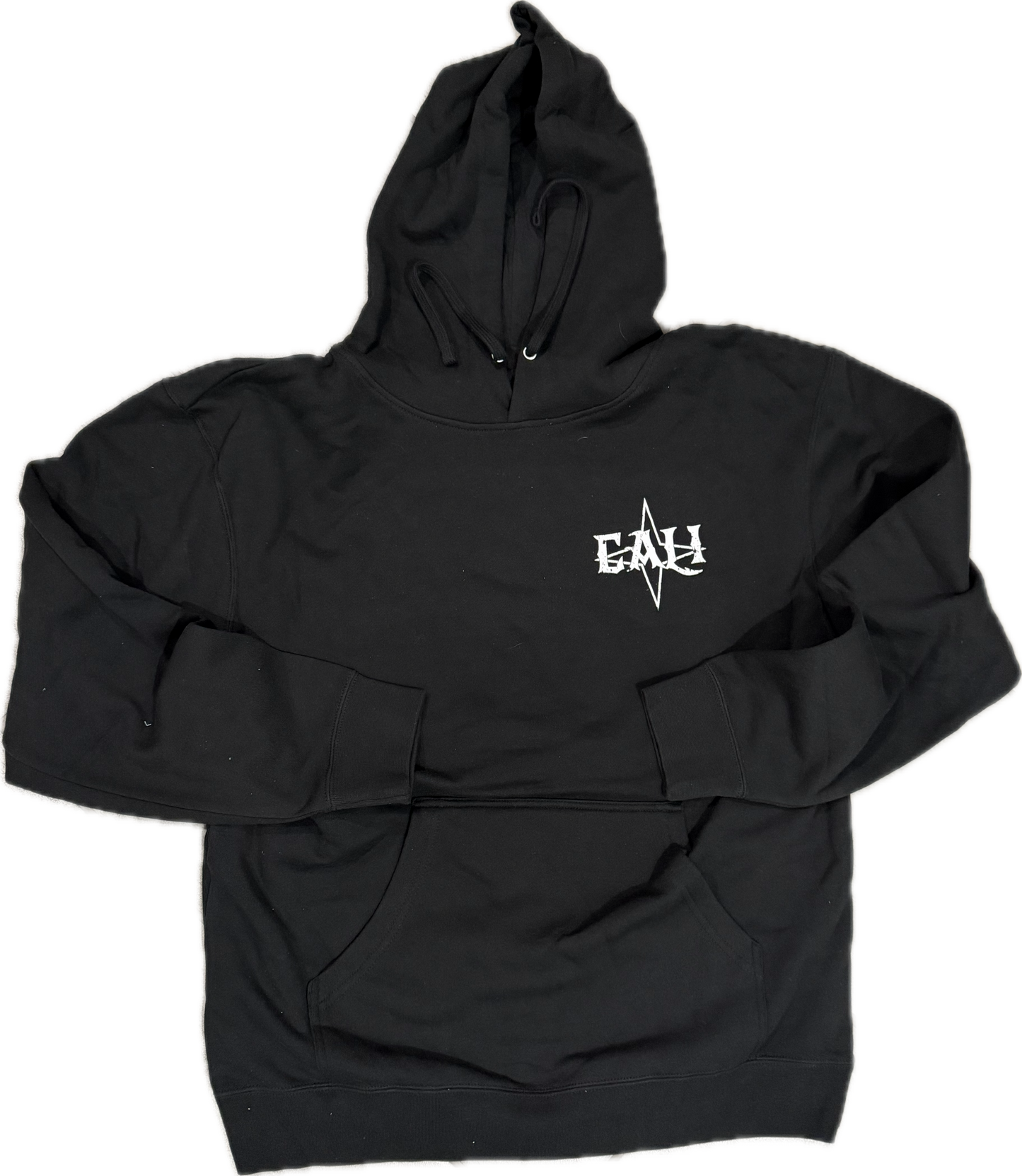 Black Distressed CALI Hoodie